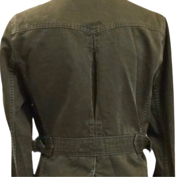 J.Crew Vintage Y2K Utility Army Jacket Olive Green Size S - Picture 5 of 7